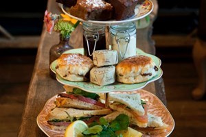 Afternoon Tea For Two With Sparkling Wine At Other Cafe And Gallery