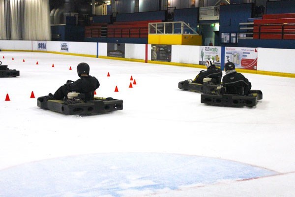 Karting On Ice For Two...