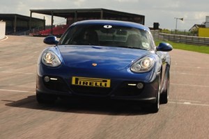 Porsche Cayman Driving Thrill At Thruxton