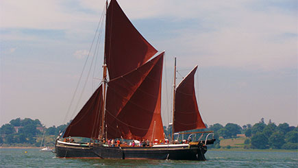 Cruise On River Orwell For Two On A Thames Sailing Barge In Suffolk
