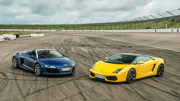 Double Supercar Thrill With High Speed Passenger Ride