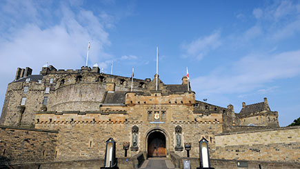 Edinburgh Castle And Vintage Bus Afternoon Tea For Two
