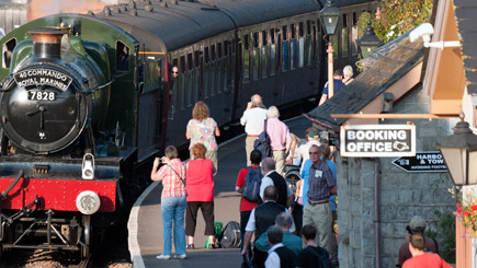 Family Steam Railway Trip In Somerset