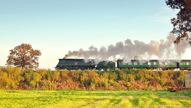 Family Steam Train Trip At Mid Hants Railway In Alresford Hampshire