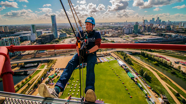 Freefall Abseil For One At The Arcelormittal Orbit