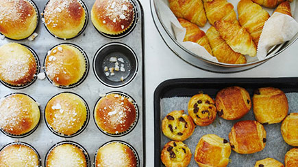 French Breakfast Pastries At Cookery School In London