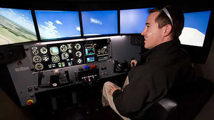 30 Minute Motion Cessna Simulator Flight In Bristol