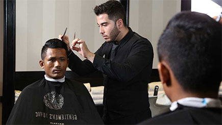 Haircut And Traditional Wet Shave  Mayfair
