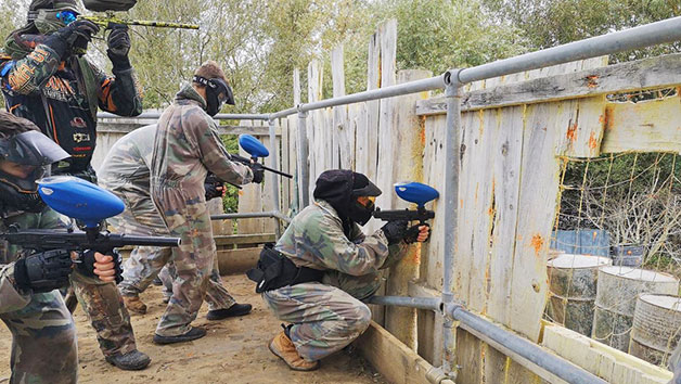 Half Day Paintball Experience And 50 Paintballs Each For Two Adults And Two Children