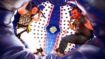 Harness Zorbing For Two In Cheshire