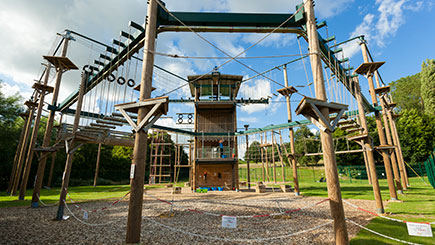 High Ropes Adventure In Hertfordshire For Two