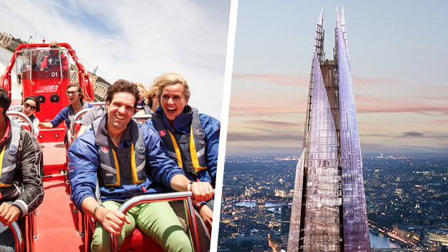 Highest Fastest! River Thames Speedboat RideandThe View From The Shard For Two