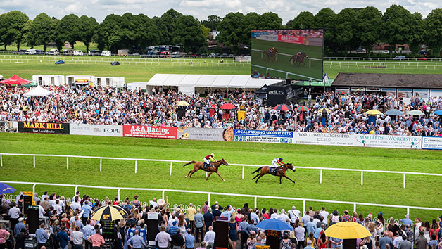 Horse Racing Day At Uttoxeter Racecourse For Two