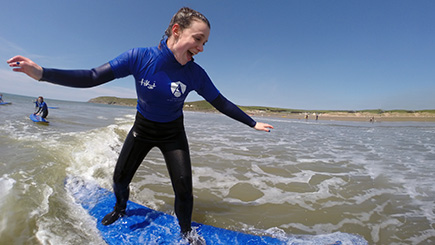 Introduction To Surfing For Two In Devon