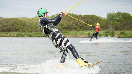 Introduction To Wakeboarding For Two In North Devon
