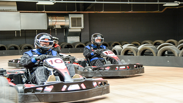 50 Lap Indoor Karting Race For Two - Special Offer