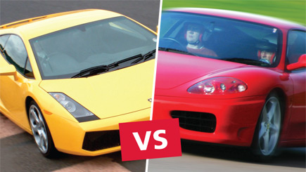 Lamborghini Versus Ferrari Driving Thrill