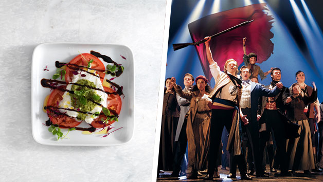 Les Miserables Theatre Tickets And A Three Course Meal With Wine For Two At Prezo