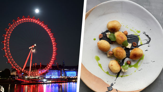 London Eye And Deluxe Bateaux Dinner Cruise For Two