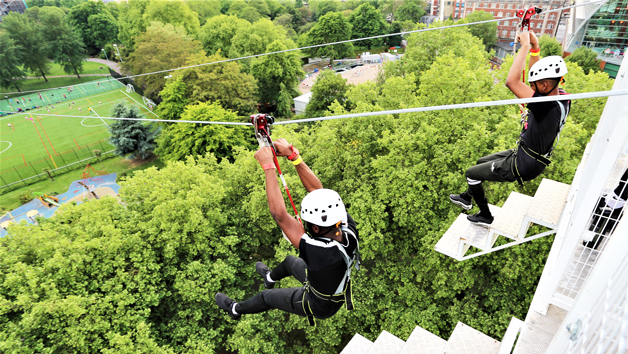 Mega Drop And Zip Wire Ride In London For Two