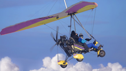 Microlight Flying In Bedfordshire