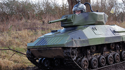 Mini Tank Driving Experience For Up To Eight