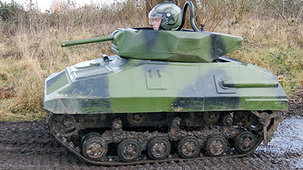 Mini Tank Driving Experience For Up To Twelve