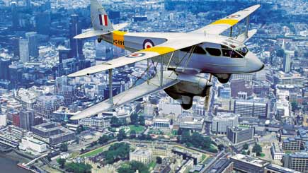 75 Minute Biplane Sightseeing Tour Of London