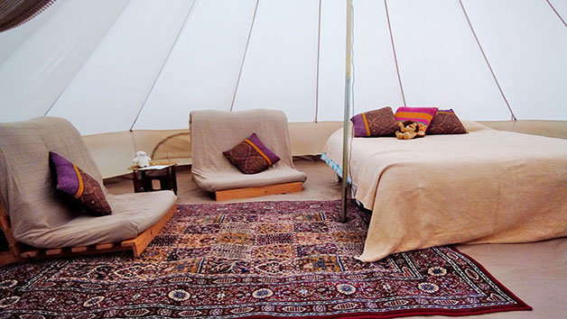 One Night Stay In Bell Tent At Woodland Escape For Two