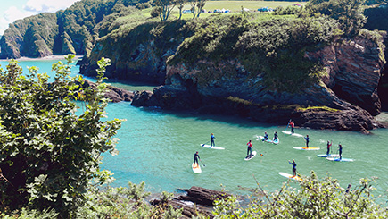 Paddleboarding Coastal Tour With Lunch For Two In Devon