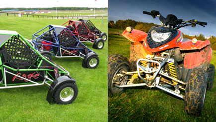 Quad Bike And Off-road Buggy Driving