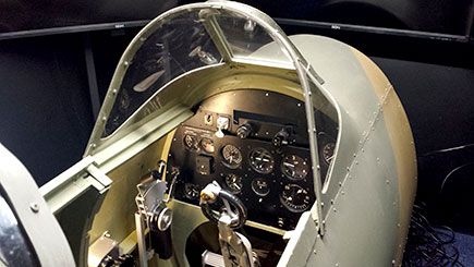Spitfire And Messerschmitt Simulator Dogfight For Two In Bedfordshire