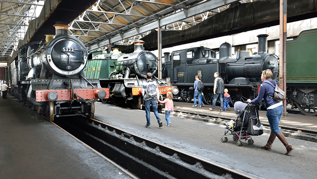 Steam And Diesel Train Day Out For Four At Didcot Railway Centre
