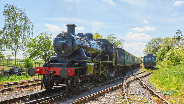 Steam Train Ride For Two On The East Somerset Railway With Cream Tea In The Whistlestop Cafe