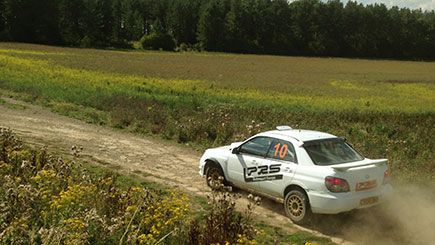 Subaru Impreza Rally Driving
