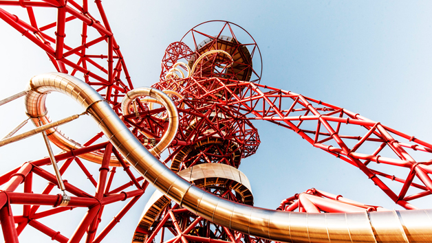 The Slide At Arcelormittal Orbit And Bottle Of Prosecco For Two