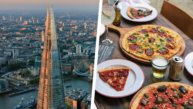The View From The Shard And Bottomless Piza For Two At Gordon Ramsays Street Piza In St Pauls