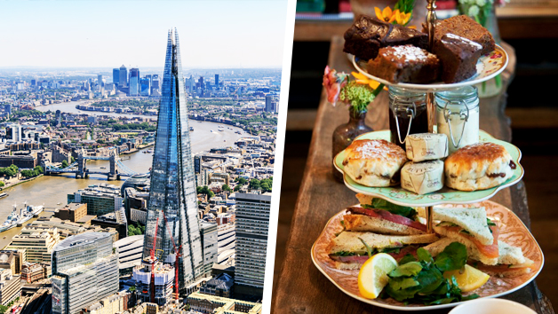 The View From The Shard And Luxury Afternoon Tea For Two