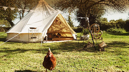 Two Night Bell Tent Glamping Break In Gloucestershire