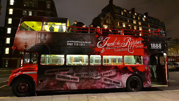 Vintage Jack The Ripper Haunted London Bus Tour For Two