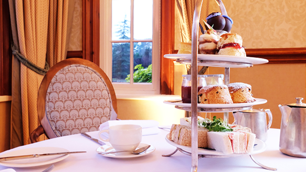 Afternoon Tea With A Glass Of Champagne For Two At Nunsmere Hall