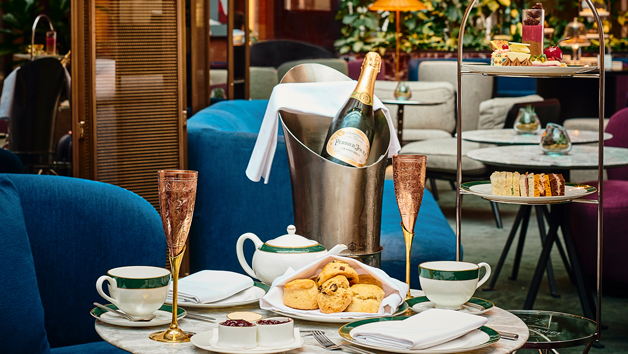 Afternoon Tea With Free Flowing Champagne At The Hansom In 5* St. Pancras Renaissance Hotel For Two