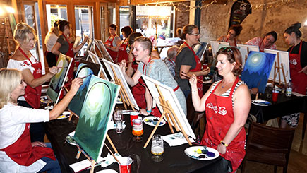 Brush Party Art Experience For Two
