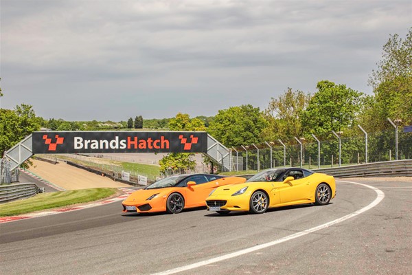 Double Supercar Driving Thrill At Brands Hatch