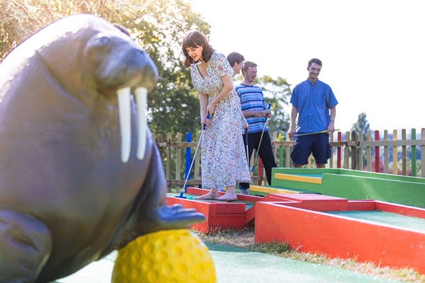 Entry For Two Adults And Two Children To Plonk Crazy Golf