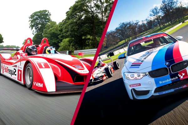 F4 Single Seater Driving Experience And Superride In Le Mans Sports Car At Brands Hatch For One