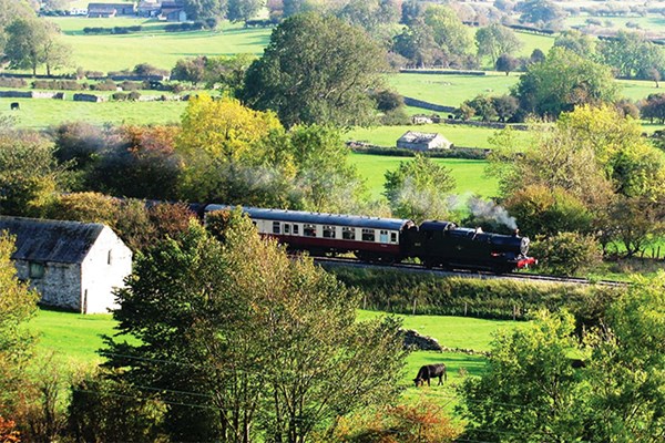 Family Heritage Train Ride At Wensleydale Railway