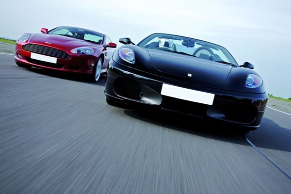 Ferrari And Aston Martin Driving Thrill