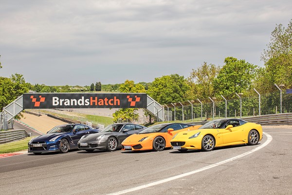 Four Supercar Driving Thrill At Brands Hatch