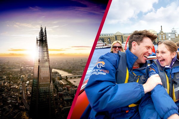 Highest Fastest! River Thames High Speed Boat RideandThe View From The Shard For Two